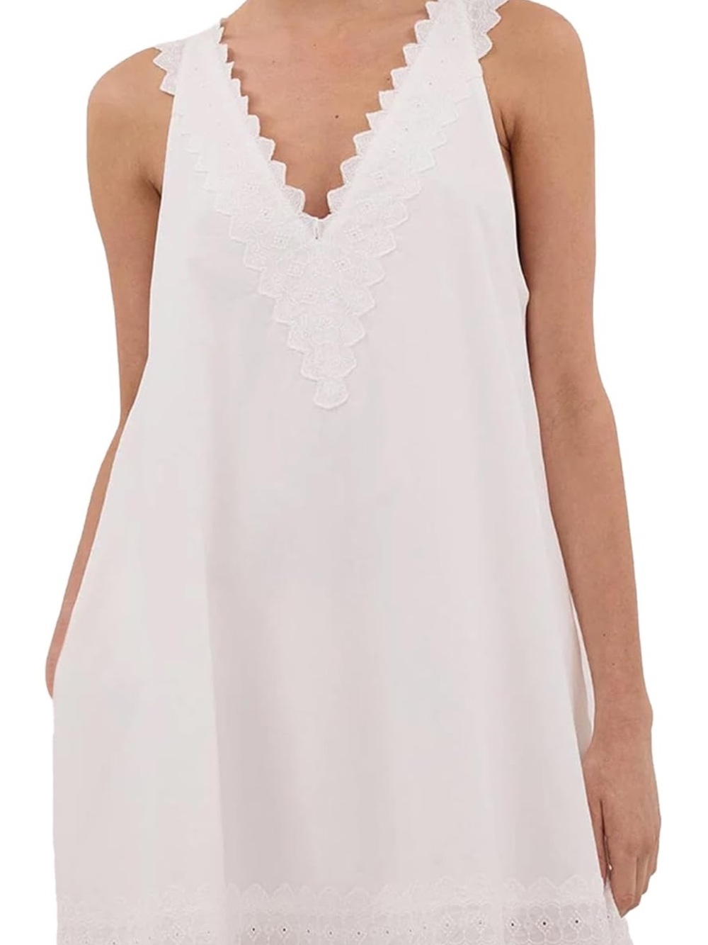 NWT GTLIAE Women Lace Trim Mini Dress - Small